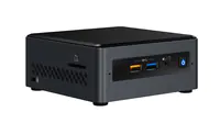 Intel Next Unit of Computing Kit NUC7CJYHN - Barebone - Mini-PC - 1 x Celeron J4005 / 2 GHz - RAM 0 GB - UHD Graphics 600 - 1GbE - WLAN: 802.11a/b/g/n/ac, Bluetooth 5.0