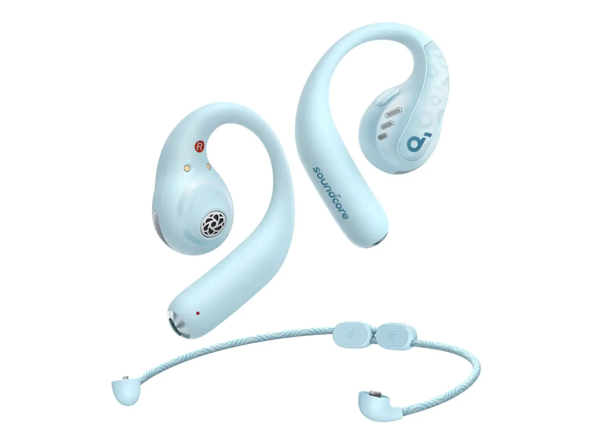 Soundcore AeroFit Pro - True Wireless-Kopfhörer mit Mikrofon - offenes Ohr - über dem Ohr angebracht - Bluetooth - Blau