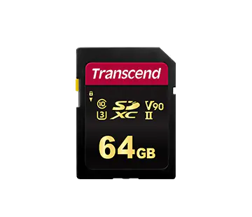 Transcend 700S - Flash-Speicherkarte - 64 GB - Video Class V90 / UHS-II U3 / Class10 - SDXC UHS-II