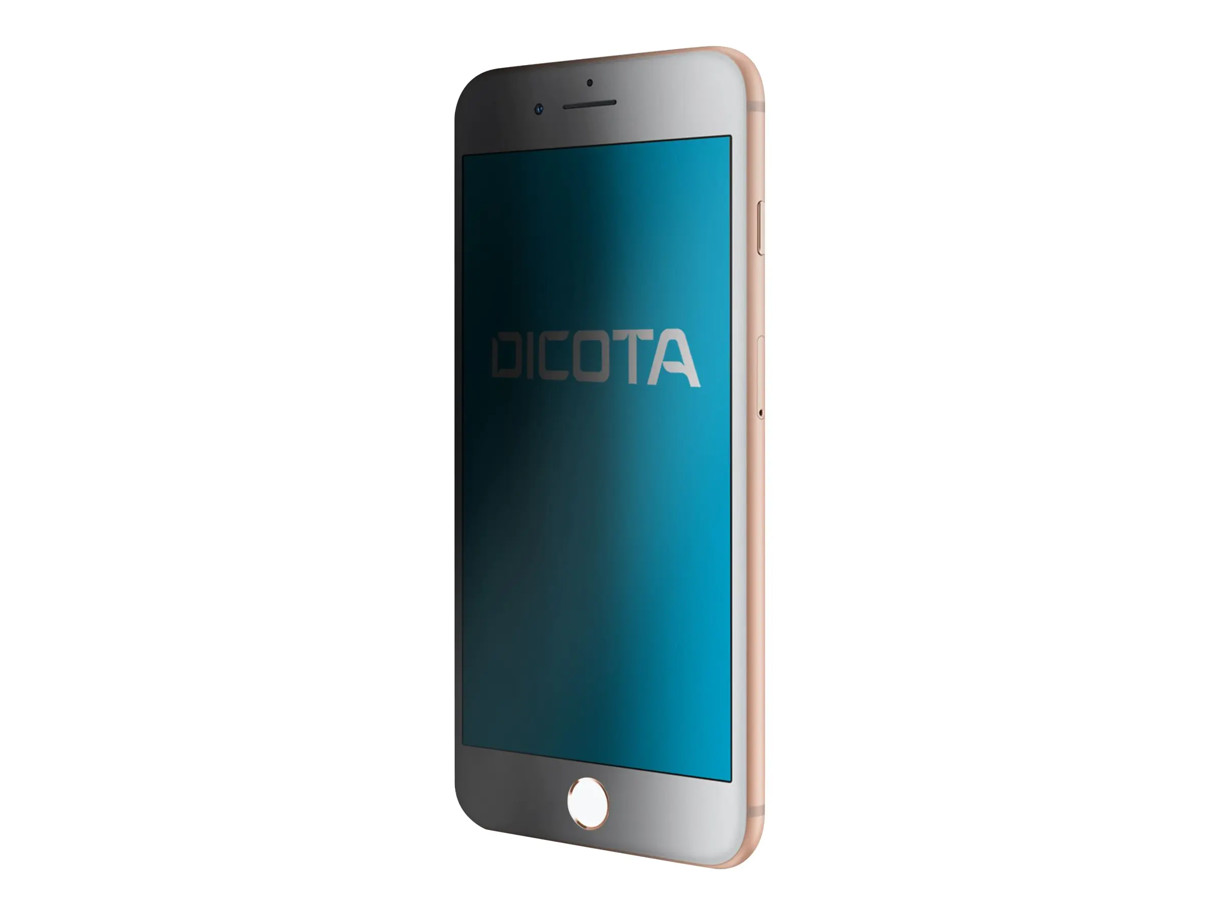 Dicota Secret - Bildschirmschutz für Handy - mit Sichtschutzfilter - 4-Wege - durchsichtig - für Apple iPhone 8 Plus