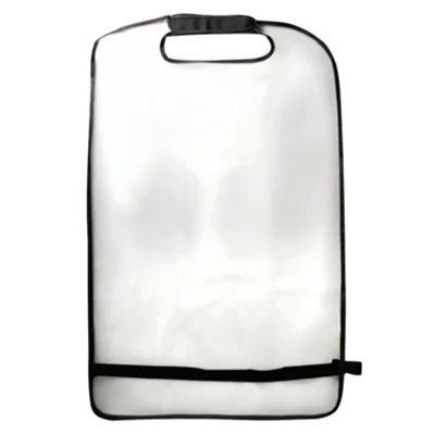 HiTS4KiDS Rückenlehnenschutz 68 x 44,5 cm (B x L) Klettverschluss 93 % Polychlorid, 7 % Polyester transparent