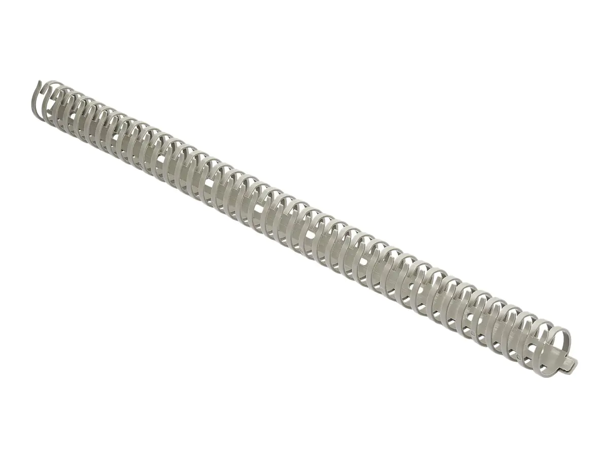 StarTech Flexible Cable Management Raceway Spine Vertebrae, 1-1/8"(29mm)W x 1"(25mm)H, 20"(0.5m) length, Nylon 66 Network Cable/Power Cord Hider Kit, Wall Wire Duct System, UL Listed - UL94 V-2 Rated - TAA (CBMFWD2030) - Kabelschlauch - 50 cm - Grau - TAA