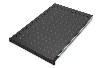 Digitus - Rack - Regal - Schwarz, RAL 9005 - 1U - 48.3 cm (19")