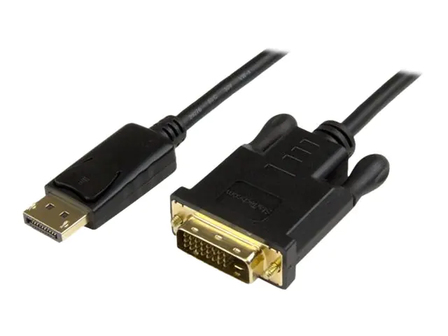 StarTech 91 cm DisplayPort auf DVI Kabel - Stecker/Stecker - DP zu DVI Adapter/ Koverter - 1920x1200 / 1080p - Schwarz - Videokabel - DisplayPort (M) zu DVI-D (M) - 91.4 cm - Schwarz - für P/N: DK30CH2DEP, DK30CH2DEPUE