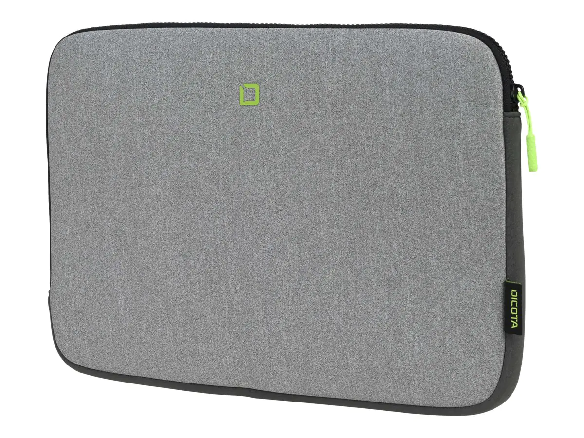 DICOTA Skin FLOW - Notebook-Hülle - 35.8 cm - 13" - 14.1" - Grau, grün