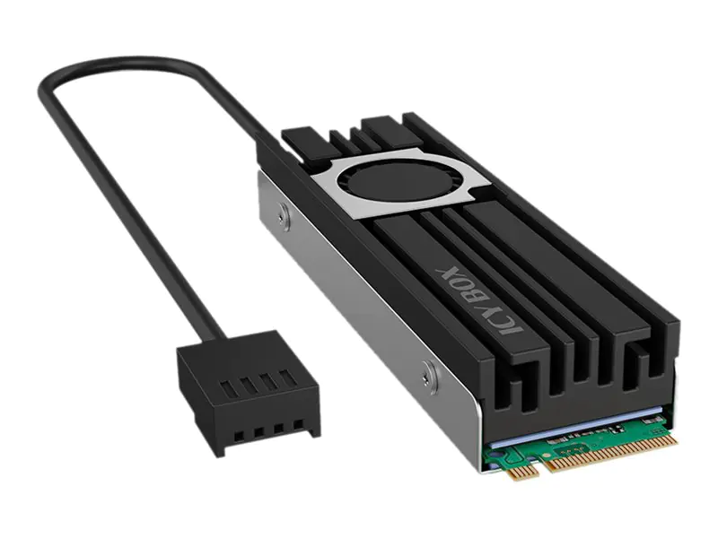 ICY BOX IB-M2HSF-703 - Solid State Drive Kühlkörper - Schwarz