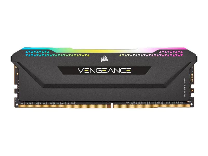 CORSAIR Vengeance RGB PRO SL - DDR4 - Kit - 32 GB: 4 x 8 GB - DIMM 288-PIN - 3200 MHz / PC4-25600 - CL16 - 1.35 V - ungepuffert - non-ECC - Schwarz