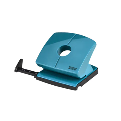 NOVUS Locher B 220 Color ID 2.0 8cm 20 Bl. (80 g/m²) mit Anschlagschiene bright petrol