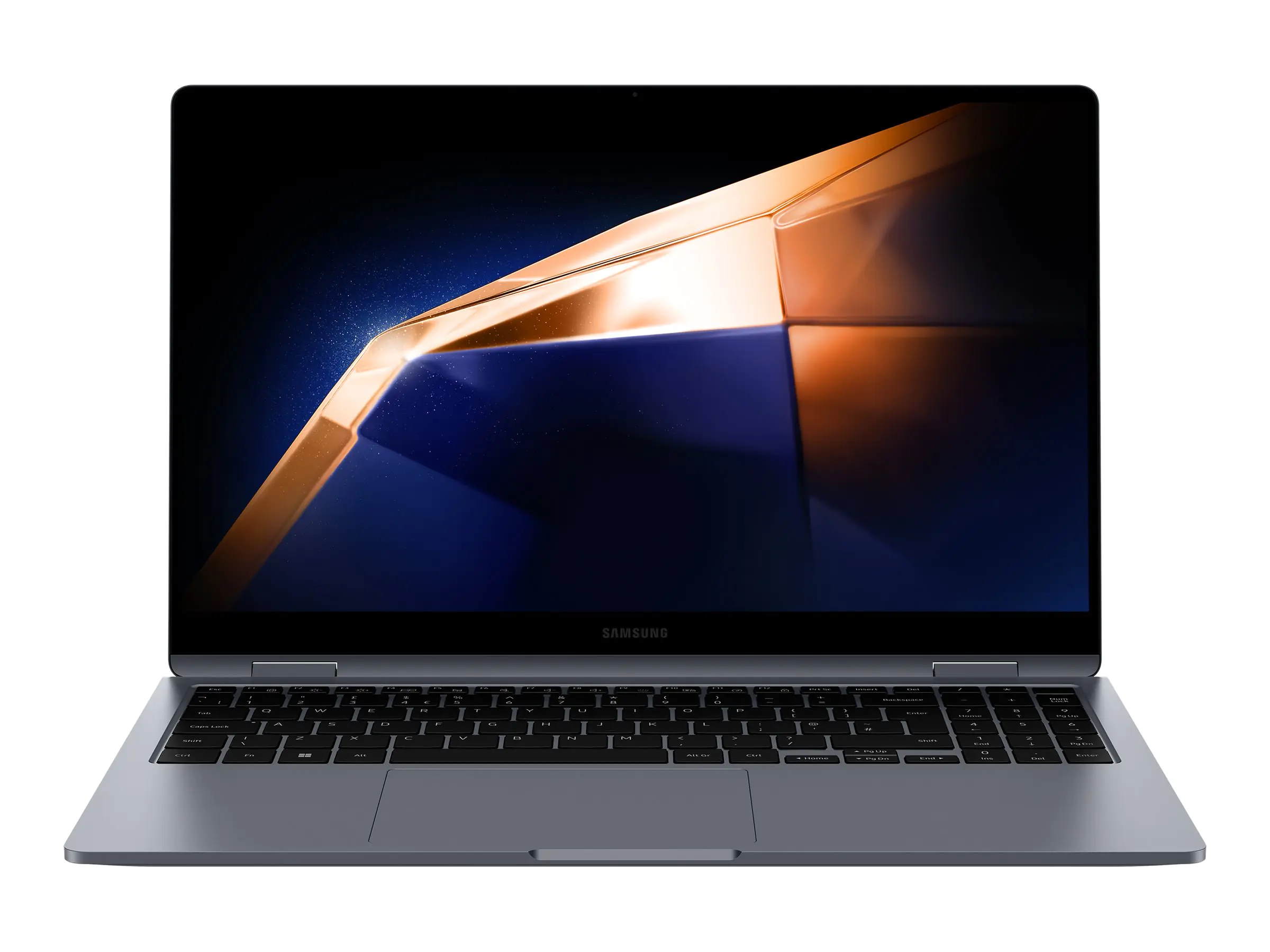 Samsung Galaxy Book4 360 - Flip-Design - Intel Core 5 120U / 1.4 GHz - Evo - Win 11 Home - Intel Graphics - 16 GB RAM - 256 GB SSD NVMe - 39.6 cm (15.6") AMOLED Touchscreen 1920 x 1080 (Full HD) - Wi-Fi 6E, Bluetooth - Mondsteingrau