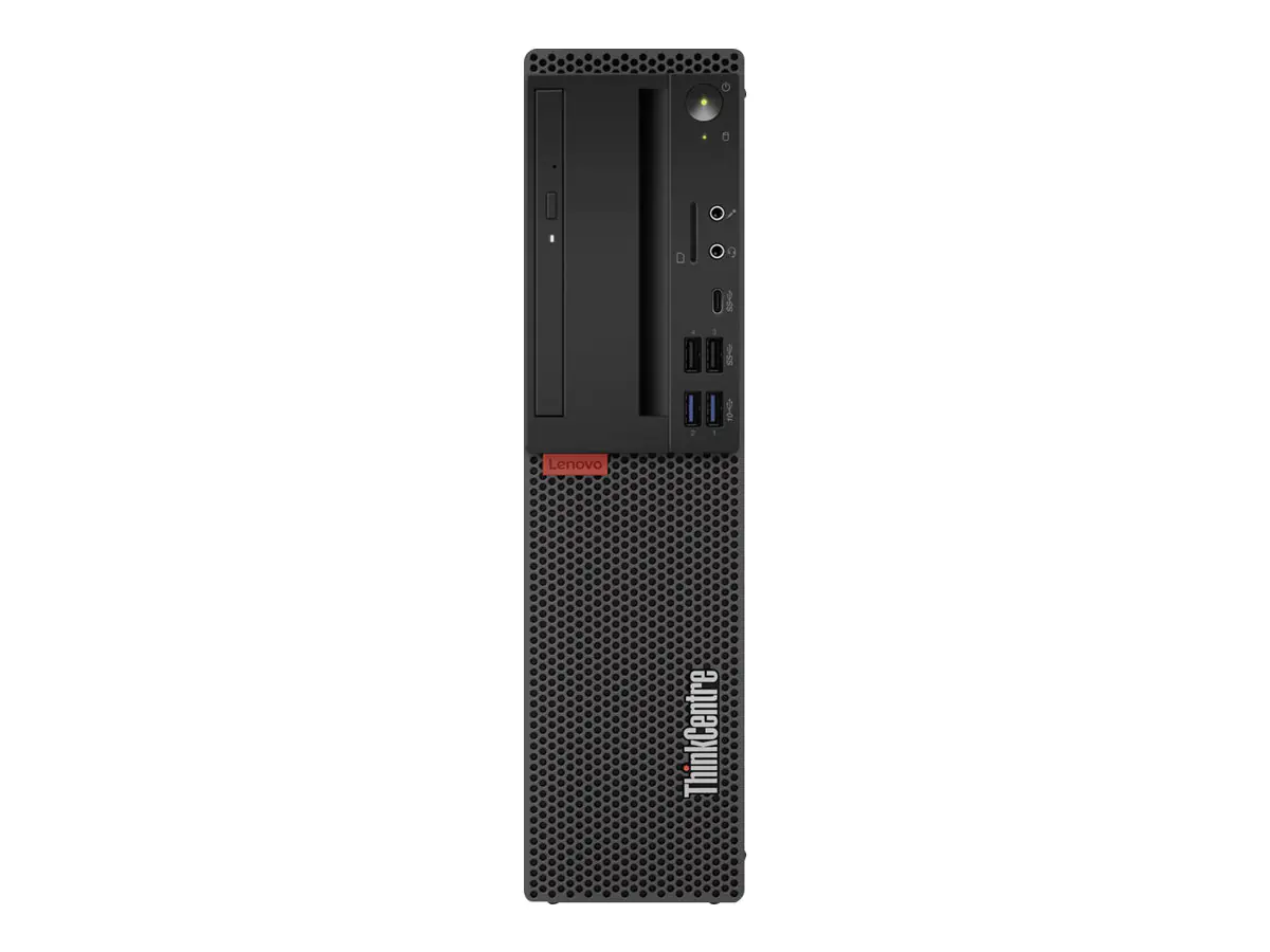 Lenovo ThinkCentre M720s 10ST - SFF - Core i5 9400 / 2.9 GHz - RAM 8 GB - SSD 256 GB - TCG Opal Encryption, NVMe - DVD-Writer - UHD Graphics 630 - GigE - Win 10 Pro 64-Bit - Monitor: keiner - Tastatur: Deutsch - Schwarz - TopSeller