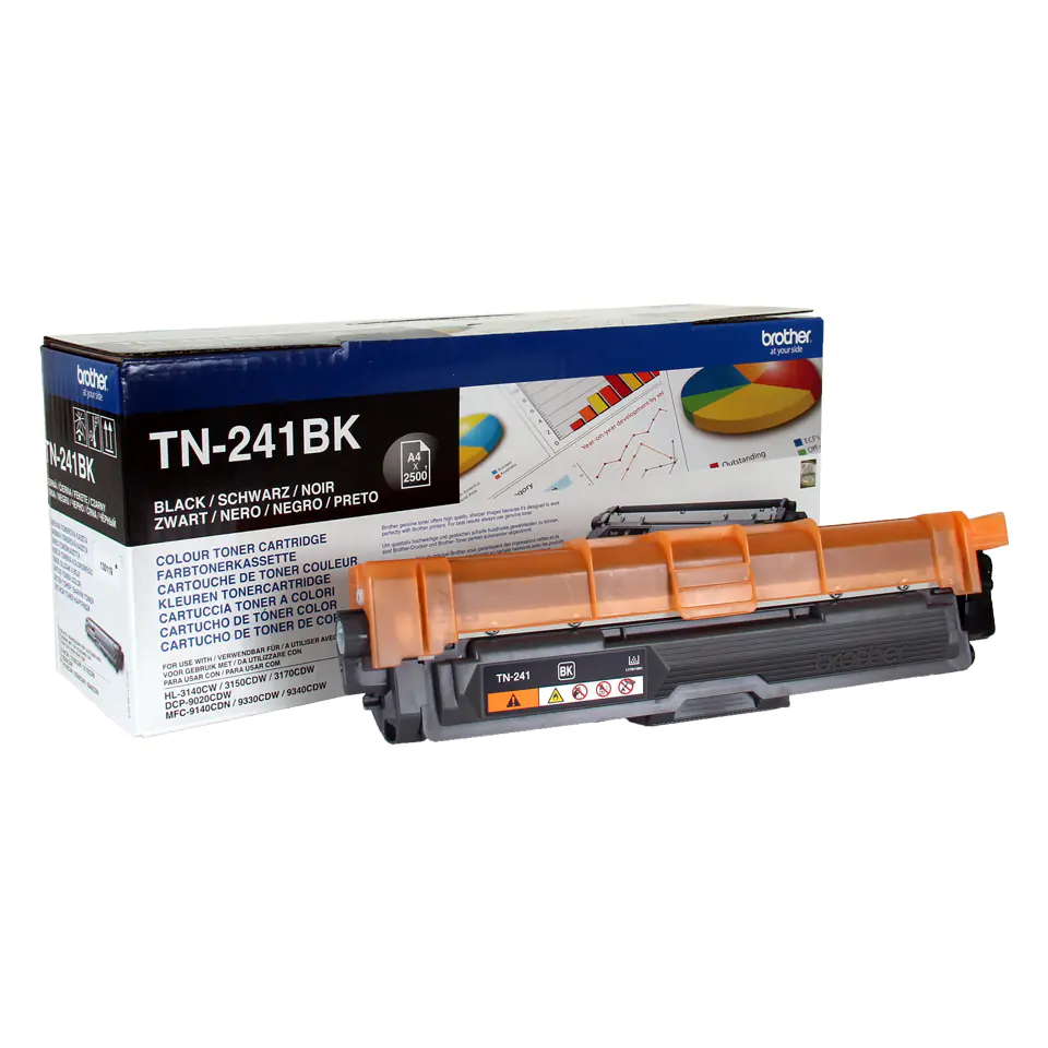 Brother TN241BK - Schwarz - Original - Tonerpatrone - für Brother DCP-9015, DCP-9020, HL-3140, HL-3150, HL-3170, MFC-9140, MFC-9330, MFC-9340