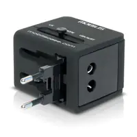 Mobilis Worldwide Travel Adapter - Netzteil - 500 mA - 2 Ausgabeanschlussstellen (USB)