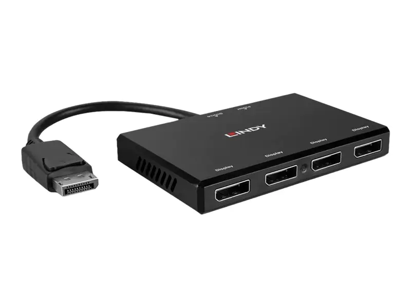 Lindy - Video-/Audio-Splitter - 4 x DisplayPort - Desktop