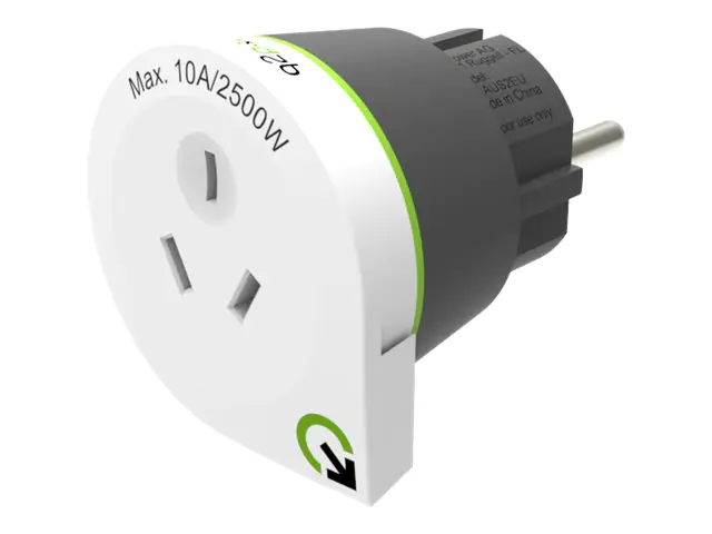Q2Power Australia to Europe - Adapter für Power Connector - SAA AS 3112 (W)
