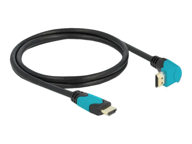 Delock High Speed - HDMI-Kabel - HDMI männlich gerade zu HDMI männlich nach unten abgewinkelt -