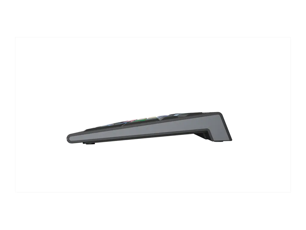 Logickeyboard LKB-MCOM4-A2PC-DE - Kabelgebunden - USB - Scherenschalter - QWERTZ - LED - Schwarz