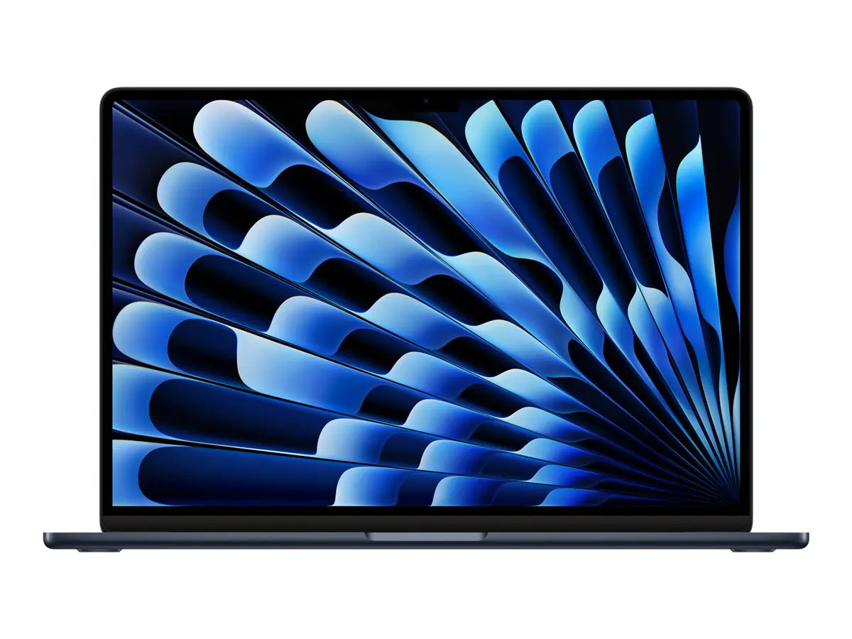 Apple MacBook Air - M3 - M3 10-core GPU - 16 GB RAM - 256 GB SSD - 38.91 cm (15.3") IPS 2880 x 1864 (WQXGA+) - Wi-Fi 6E, Bluetooth - Midnight - kbd: Deutsch