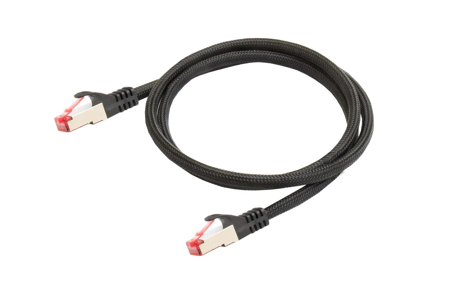 PYTHON Series Patchkabel mit Rastnasenschutz (RNS) und Nylongeflecht - Cat. 6 - S/FTP - PiMF -