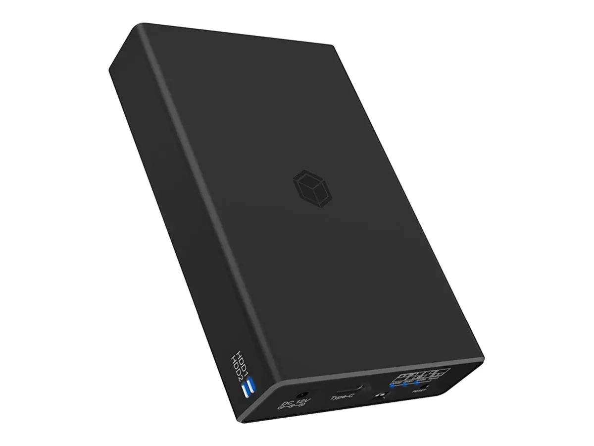 ICY BOX IB-RD2253-C31- Ext. RAID System, 2x SATA 2,5" SATA SSD/HDD zu 1x USB 3.1 (Gen 2, 10 Gbit/s)