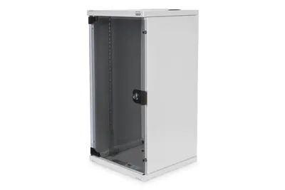 Digitus DN-10-12U - Schrank Netzwerkschrank - geeignet für Wandmontage - Grau, RAL 7035 - 12U - 25.4 cm (10")