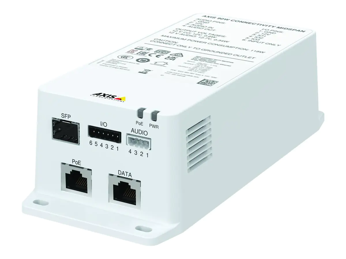 Axis TU8003 - Power Injector - Midspan-Konnektivität