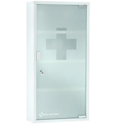 FIRST AID ONLY Verbandschrank nicht gefüllt Metall, lackiert weiß