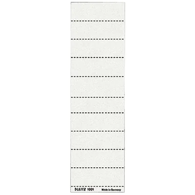 Leitz Beschriftungsschild 19010001 blanko 4zeilig weiß 100 St./Pack.