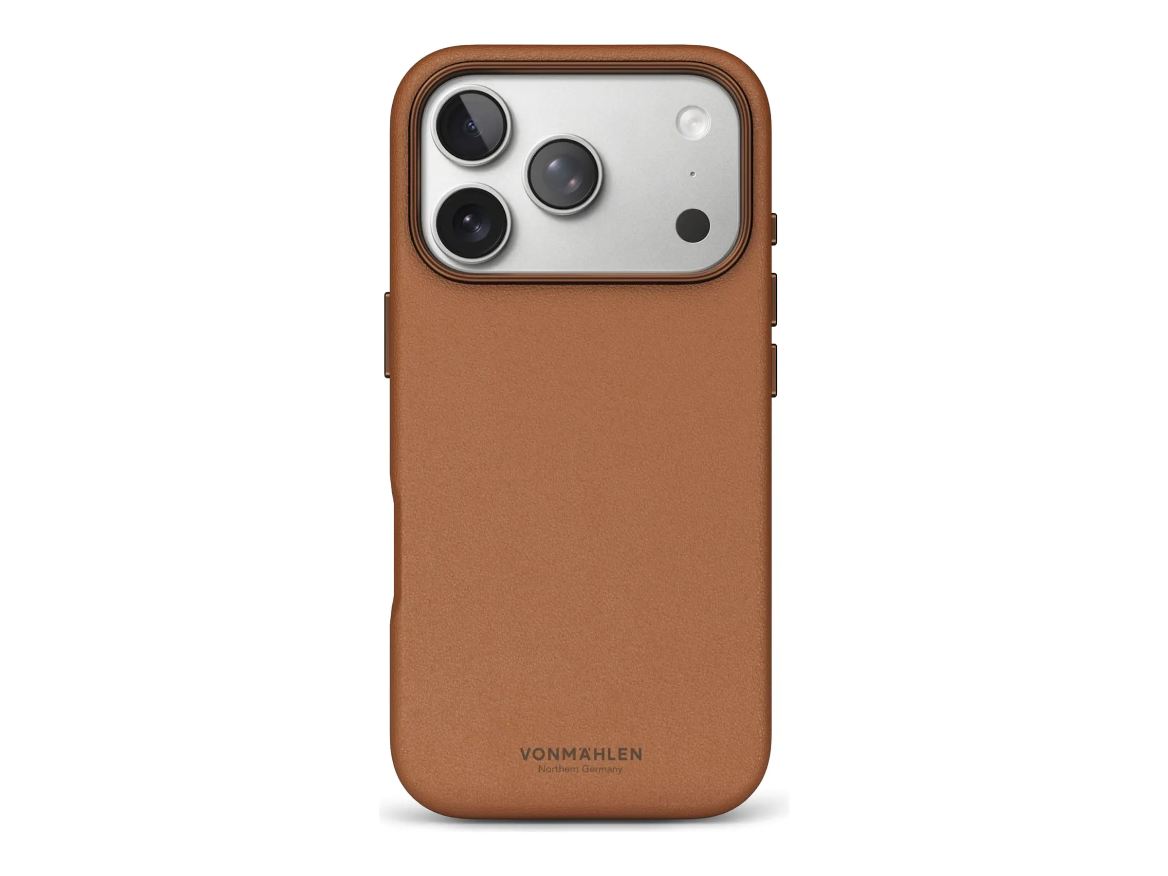 Vonmählen Kunstleder-Case für iPhone 17 Pro braun