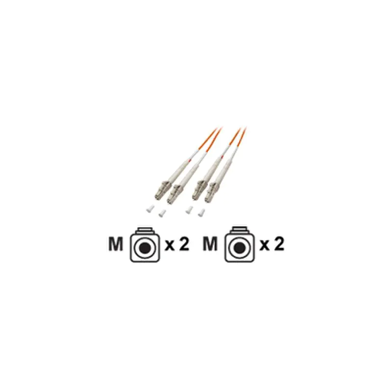 EFB-Elektronik ECOFIBER - Netzwerkkabel - LC Multi-Mode (M) zu LC Multi-Mode (M) - 2 m - Glasfaser - 50/125 Mikrometer - OM3 - halogenfrei - Türkis