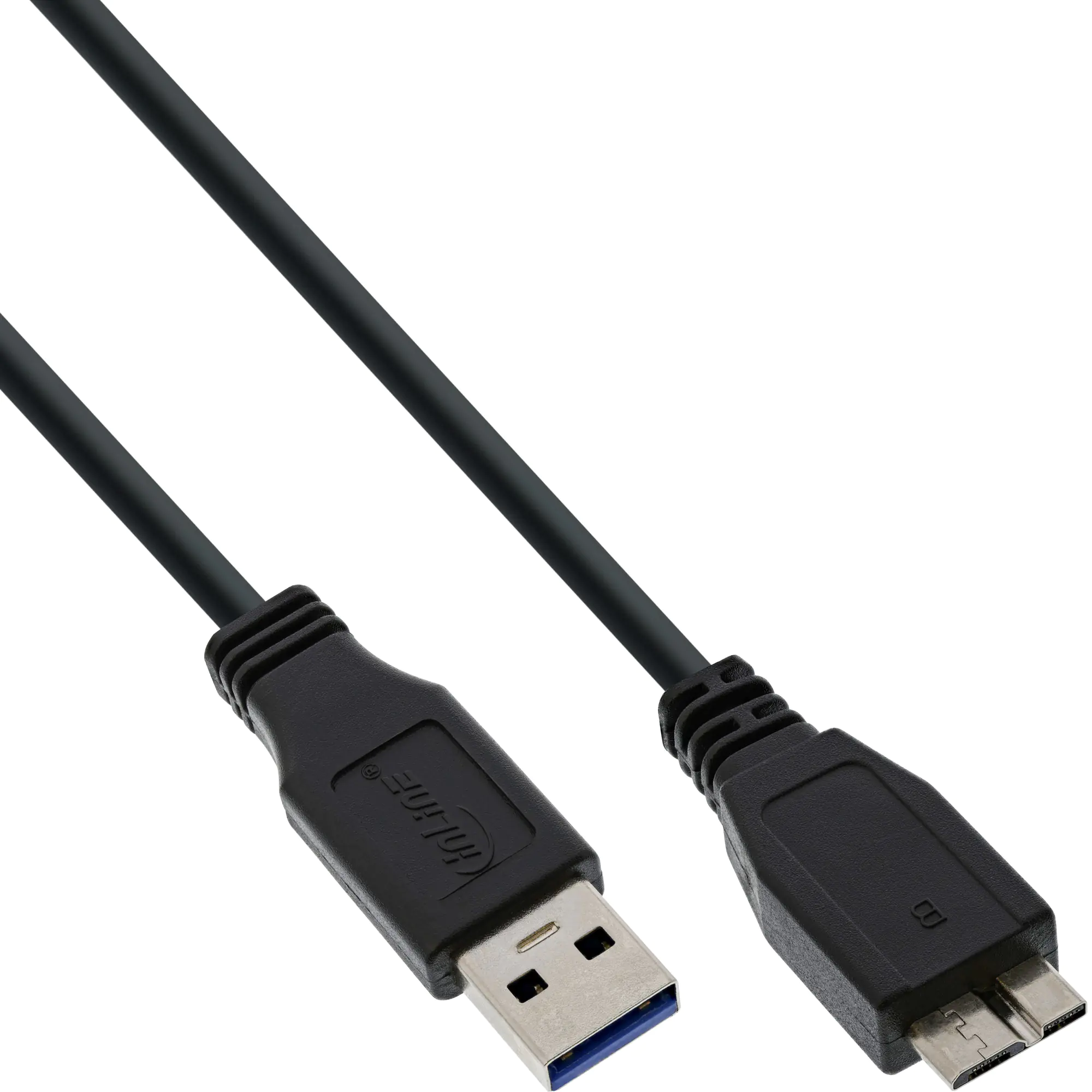 InLine - USB-Kabel - USB Typ A (M) zu Micro-USB Typ B (M) - USB 3.0 - 3 m - Schwarz