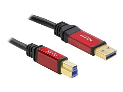 Delock Premium - USB-Kabel - USB Typ A (M) zu USB Type B (M) - USB 3.0 - 2 m - Schwarz