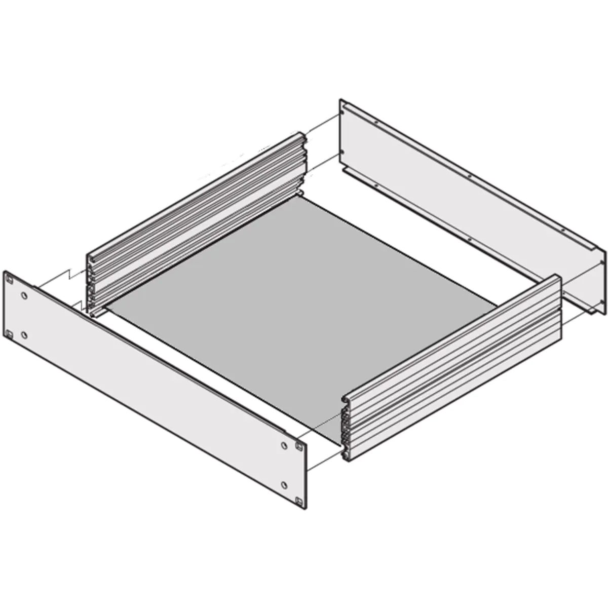 SCHROFF CHASSISPLATTE 390T 20860111