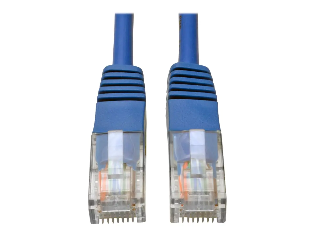 Eaton Tripp Lite Series Cat5e 350 MHz Molded (UTP) Ethernet Cable (RJ45 M/M), PoE - Blue, 3 ft. (0.91 m) - Patch-Kabel - RJ-45 (M) zu RJ-45 (M) - 91 cm - UTP - CAT 5e - geformt, verseilt - Blau