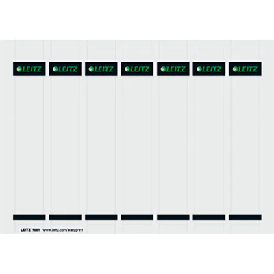 Leitz Einsteckrückenschild 16810085 kurz/schmal Karton gr 175 St./Pack.