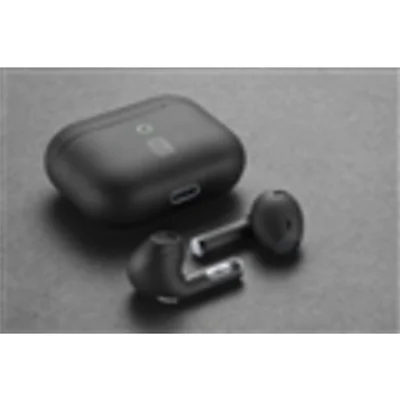 cellularline Kopfhörer CRYSTAL In-Ear Smartphones Akku inkl. Ladecase, USB-C-Ladekabel schwarz