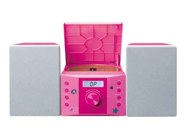 Lenco MC-013 - Microsystem - 5 Watt (Gesamt) - pink