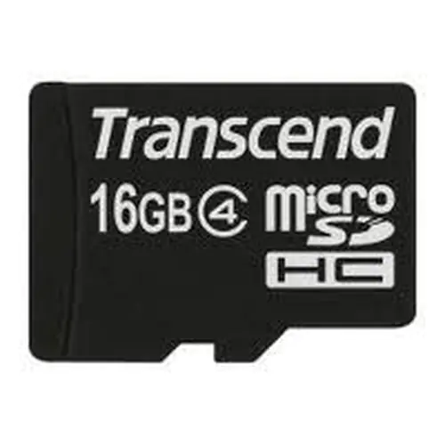 Transcend - Flash-Speicherkarte - 16 GB - Class 4 - microSDHC