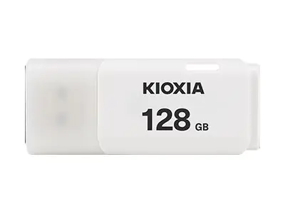 KIOXIA TransMemory U202 - USB-Flash-Laufwerk - 128 GB - USB 2.0 - weiß