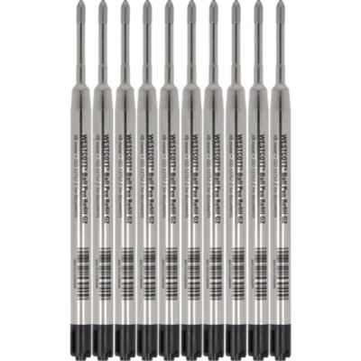 Westcott Großraummine 0,7mm XB schwarz ISO 12757-2 dokumentenecht 10 St./Pack.