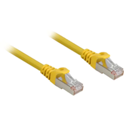 Sharkoon RJ45 CAT.6a SFTP LSOH ye 10.0m| Halogenfrei - Switch