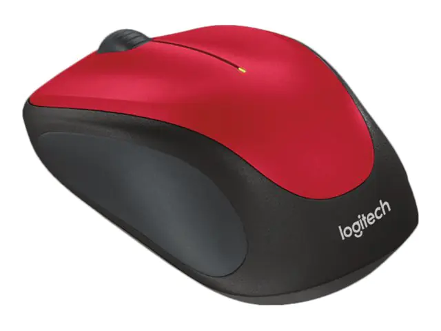Logitech M235 - Maus - optisch - kabellos - 2.4 GHz - kabelloser Empfänger (USB) - Rot