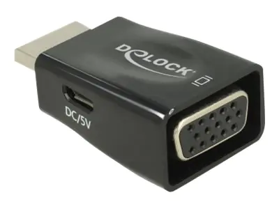 DeLOCK - Videokonverter - HDMI - VGA - Schwarz