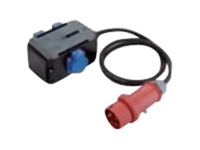 Bachmann - Stromverteilungseinheit - Wechselstrom 400 V - Ausgangsanschlüsse: 3 - 1.5 m