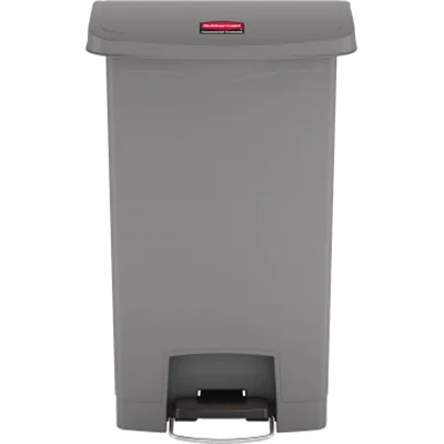 Rubbermaid Tretabfalleimer Slim Jim 1883602 Kunststoff 50l grau