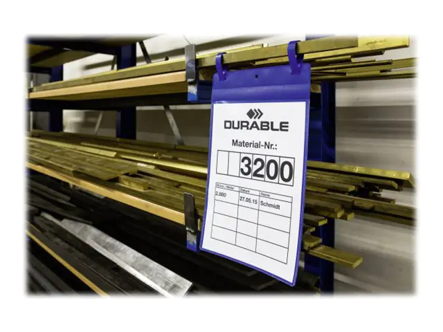 Durable Dokumentenhalterung - für A5 - magnetisch - dunkelblau (Packung mit 50) 1749-07