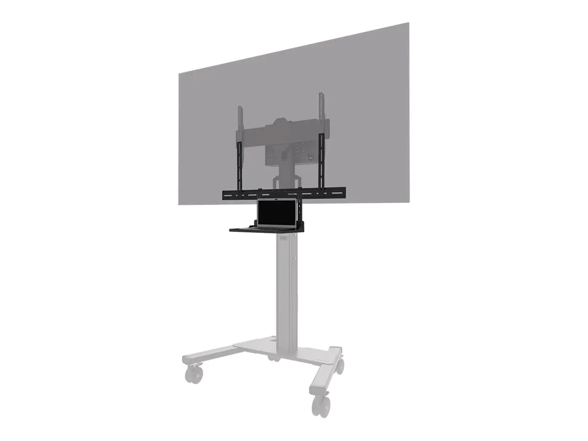 Neomounts AV45-500BL - Befestigungskit (Montageklammer, Regalverstärkung) - für Notebook - Universal - Schwarz - Bildschirmgröße: 109.2-279.4 cm (43"-110")
