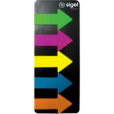 Sigel HN600, Blau, Grün, Pink, Rot, Gelb, 25 mm, 45 mm, 120 Stück(e), 5,5 cm, 13,7 cm