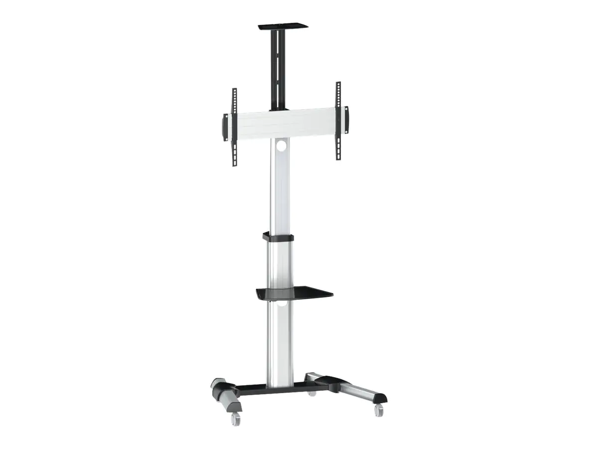 InLine - Wagen - für TV - verriegelbar - Schwarz - Bildschirmgröße: 94-178 cm (37"-70")