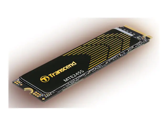 Transcend MTE245S - SSD - 500 GB - intern - M.2 2280 (einseitig) (M.2 2280 (einseitig)) - PCIe 4.0 x4 (NVMe) - integrierter Kühlkörper