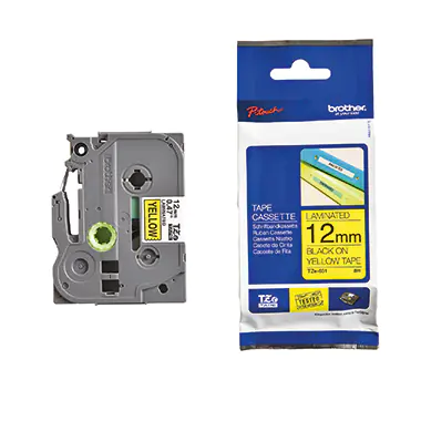 Brother TZe-631 - Selbstklebend - Schwarz auf Gelb - Rolle (1,2 cm x 8 m) 1 Kassette(n) laminiertes Band - für Brother PT-H110; P-Touch PT-H200, P950; P-Touch Cube PT-P300; P-Touch Cube Plus PT-P710